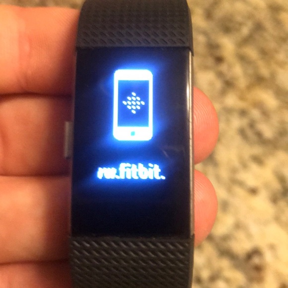 Fitbit Charge 2, Black Band + USB Cradle Charger - Picture 3 of 5